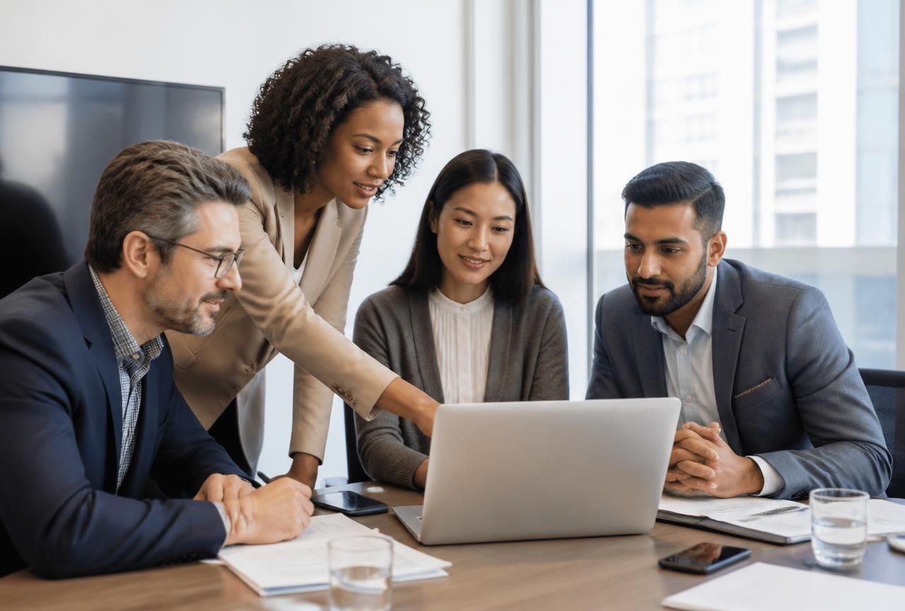 Hiring team reviewing verified technical credentials